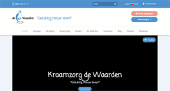 Desktop Screenshot of kraamzorgdewaarden.nl